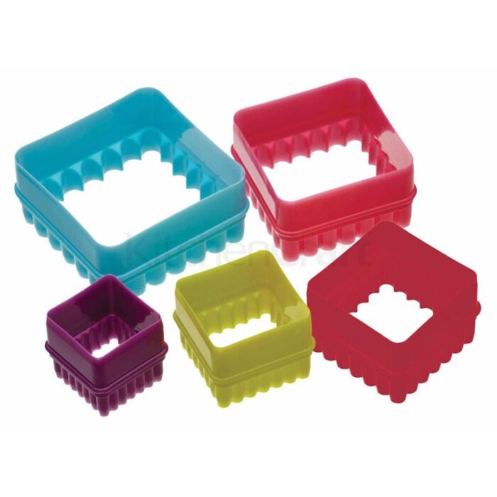 Colourworks Set of 6 Square Cookie Cutters